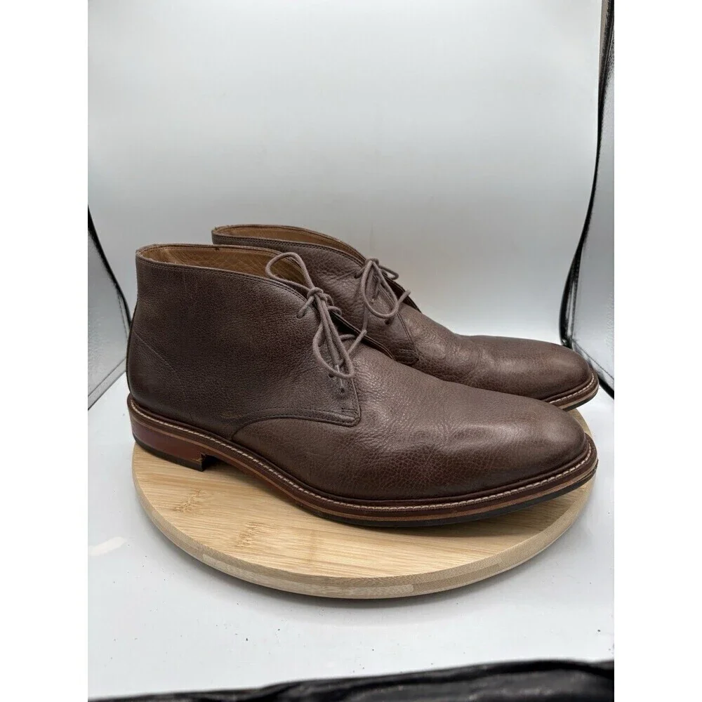 Cole Haan Barron Brown Leather Chukka Boots Men’s 11.5 Lace-Up Ankle Boot